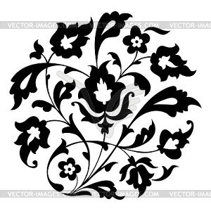 Floral ornament - vector clip art