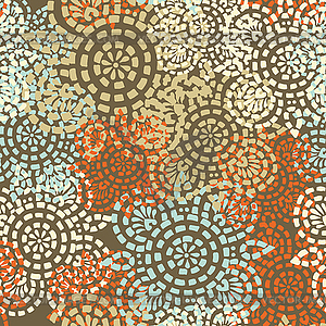 Floral seamless pattern  - vector clip art