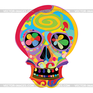 Human skull - vector clip art