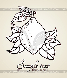 Fruit icon - vector clip art