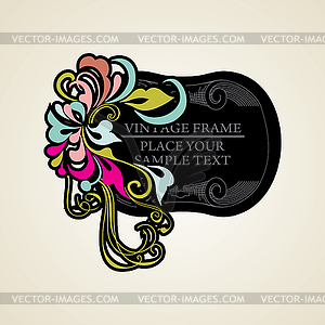 Elegance vintage frames for your text  - vector image