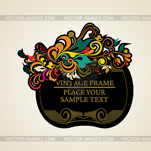 Elegance vintage frames - vector clip art