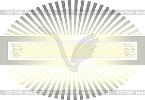 Frame with light golden tones - vector image