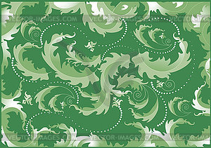 Абстрактный зеленом фоне листа фантазии - клипарт Royalty-Free