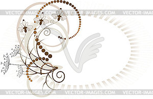 Frame with graphic pattern - vector image