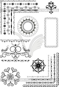 Decorative border, ornamental frames - vector clip art