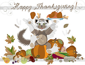 Happy Thanksgiving - vector image