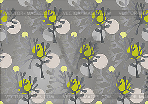 Abstract silhouette of trees.Background. - vector clipart