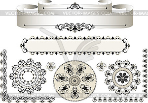 Frame and corner.Graphic. - vector image