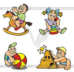 Children - vector image