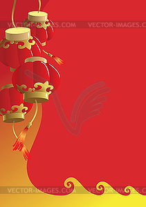 Chinese New Year background - vector image