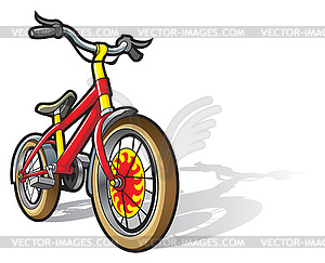 Велосипед - рисунок в векторе