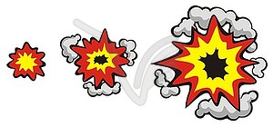 Explosion - vector image