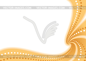 Spiral abstract background - royalty-free vector clipart