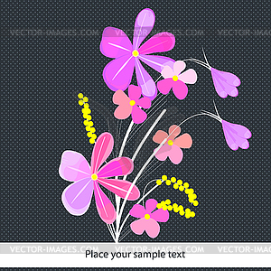 Floral background - vector image