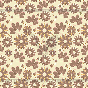 Floral - seamless pattern - vector image