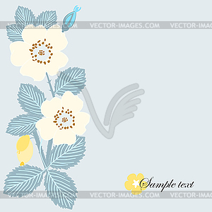 Floral background - vector clipart