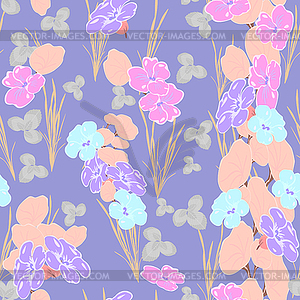 Floral seamless pattern - vector EPS clipart
