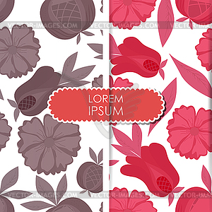 Floral card - vector clip art