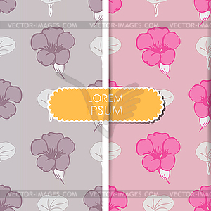Floral card - vector EPS clipart