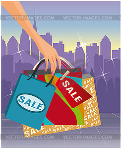 Shopping card - vector image