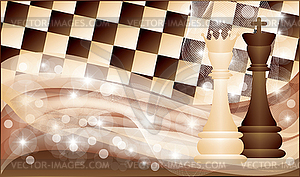 Chess banner  - vector clipart