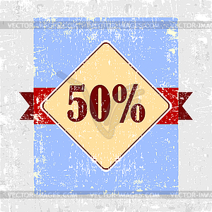 50 percent. - vector EPS clipart