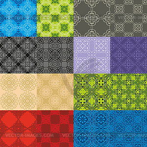 Set of seamless patterns - vector image