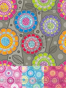 Floral pattern - vector clipart