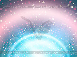 Abstract background with stars - vector clip art