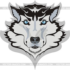 Волчья голова - векторный клипарт