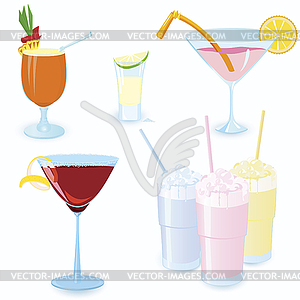 Cocktail-icon-set - vector clipart