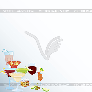 Cocktail corner - vector clipart