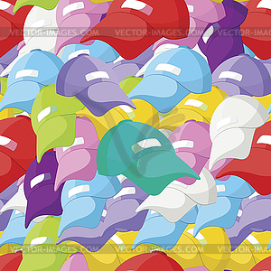 Hats seamless pattern - vector clipart