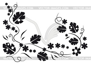 Floral ornament - vector image