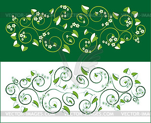 Floral ornament - vector clip art