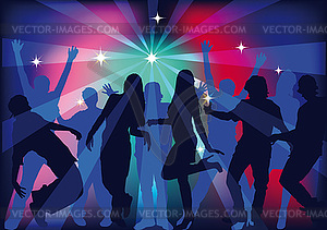 Dancers - vector clipart