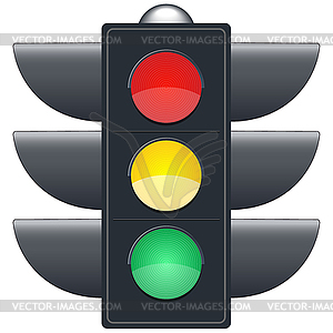 Traffic lights - vector clip art