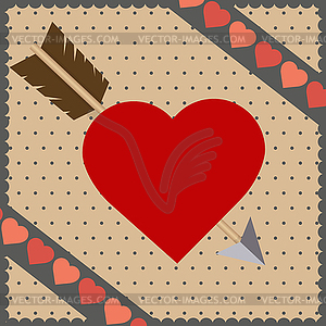 Love background - vector clipart