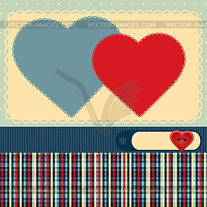 Background for valentine`s day - vector image