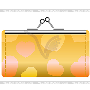 Wallet icon - vector clip art