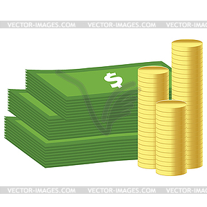 Money icon - vector clip art