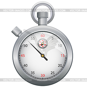 Stopwatch time icon - royalty-free vector image