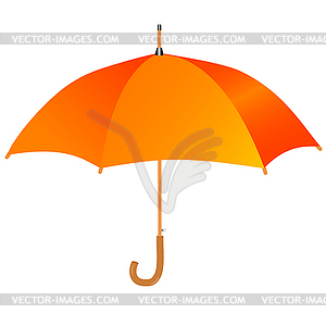 Orange umbrella icon - vector clipart