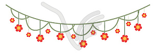 Beautiful floral design - vector clipart