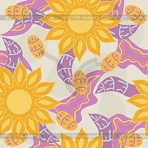 Abstract seamless pattern - vector clipart