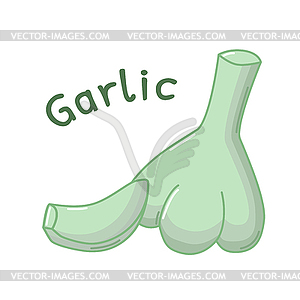 Garlic icon - vector image