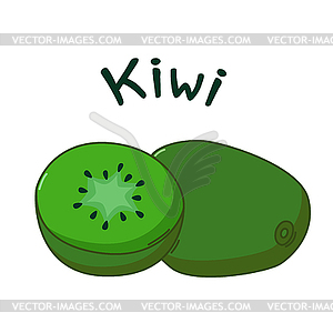 Kiwi icon - vector EPS clipart