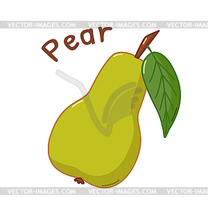 Pear icon - vector clipart