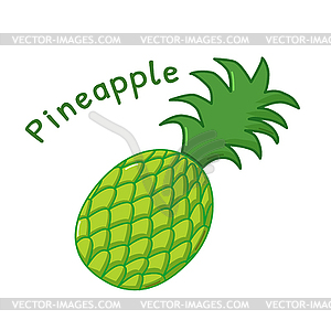 Pineapple icon - vector clipart